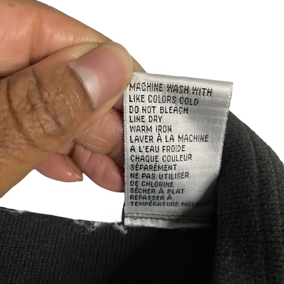 Finlha Sport Men's Green 1/4 Zip Fleece Pullover - Picture 7 of 8